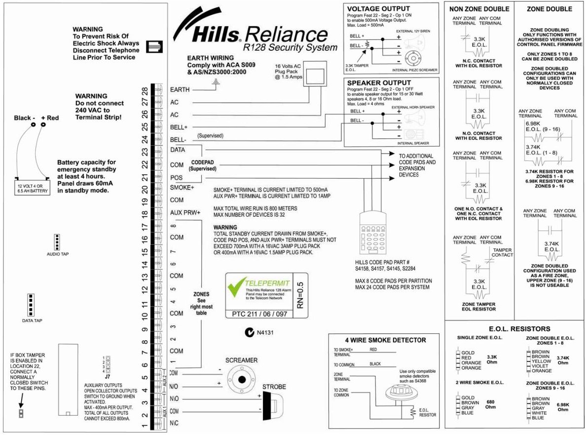 DAS NX and Reliance Wiring Diagram SecureFind